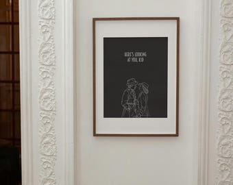 Casablanca Movie Quote Print: Minimalist Movie Poster Home Decor (Digital Download)