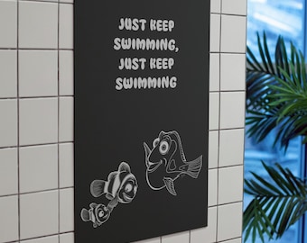 Finding Nemo Quote Print: Minimalist Movie Poster Home Decor (Digital Download)