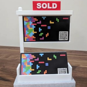 Porta-cartão de visita imobiliário