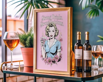 Bar Cart Art | Bar Cart Decor | Cocktail Wall Art | Cocktail Poster | Cocktail Sign | Cocktail Print | Alcohol Print | Cheers Print