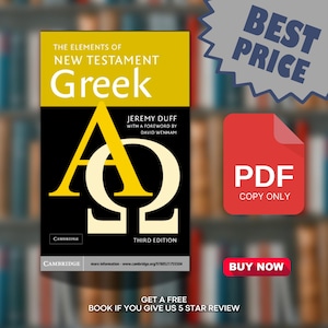 The Elements of New Testament Greek (PDF Digital Download) | Jeremy Duff