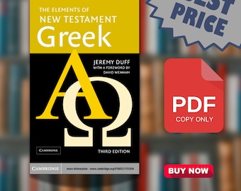 The Elements of New Testament Greek (PDF Digital Download) | Jeremy Duff