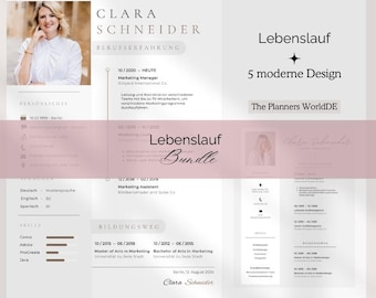 Application templates | CV template, modern application template, German CV, application template German, CV template