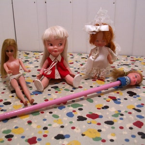 Four Vintage Dolls !960&#39;s 1970&#39;s