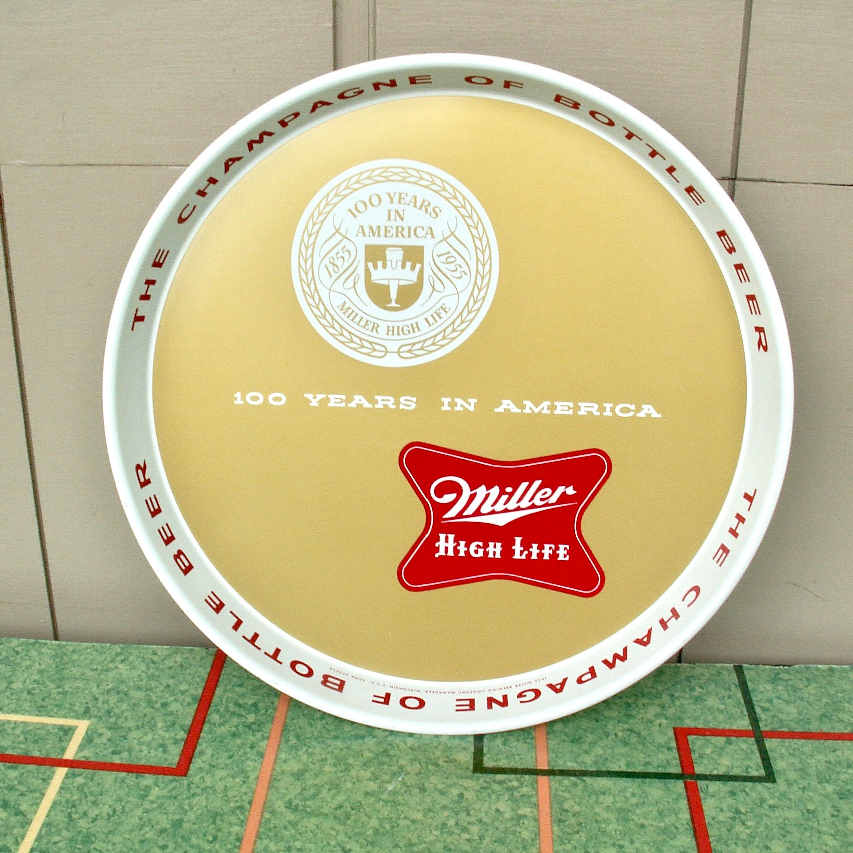 40s 50s Miller Beer ヴィンテージ トレイ アンティーク 希少 40s 50s Miller Beer ヴィンテージ トレイ アンティーク 希少