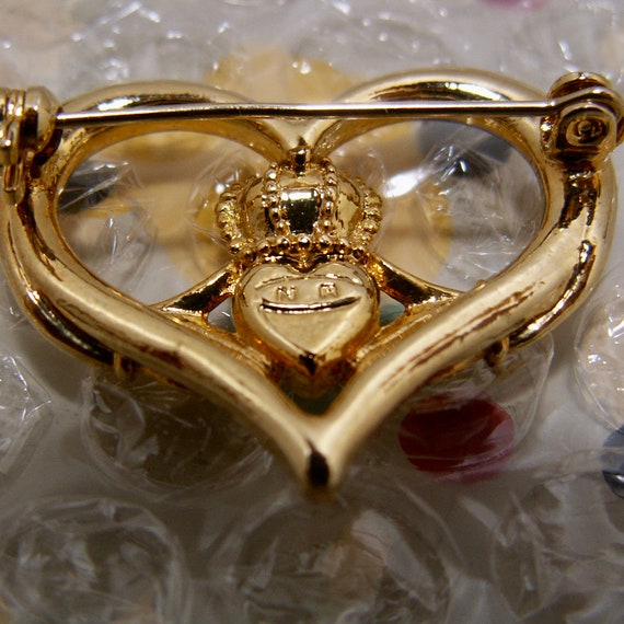 Two Vintage Claddagh Pins - image 5