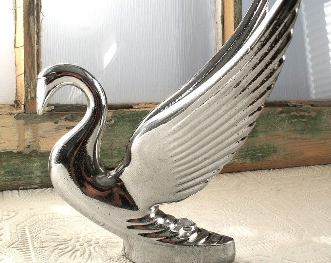 Vintage Swan/bird Hood Ornament Etsy