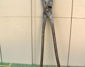Vintage Buffum Tool Company Dual Grip Gas Pipe Burner Pliers Plumber Mechanic Multi Tool 14 1/2"