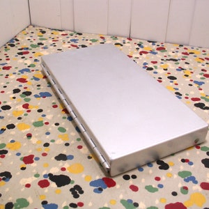 Vintage Aluminum Clipboard Portable Desk #901 New England Business Inc