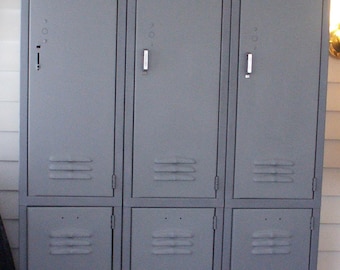 PICK UP ONLY Vintage Metal School Lockers