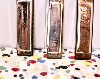 Vintage Harmonica M.HOHNER-ORCHESTER VINETA #4 - Etsy