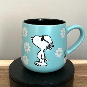 Peanuts Gang Snoopy Ceramic Coffee, Tea, Hot Chocolate Mug- Snoopy With Woodstock Print - Purchase Single Mug,or Make into a Unique Gift Box