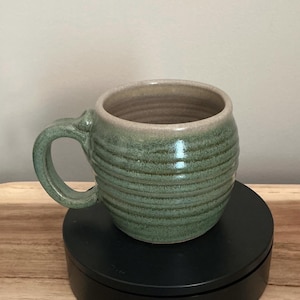 Handmade Stoneware Coffee Mug: Large 16 oz Ceramic Mug