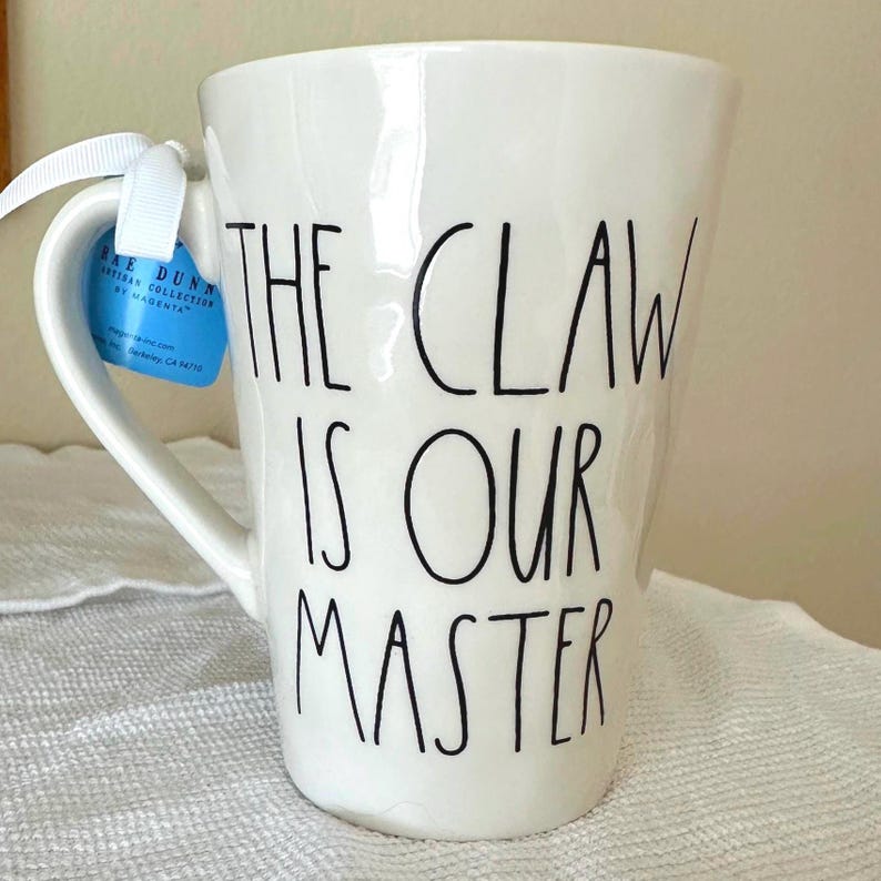 Tasse à café double face Rae Dunn - « La griffe est notre maître » Personnages Disney Toy Story Petits hommes extraterrestres verts image 2