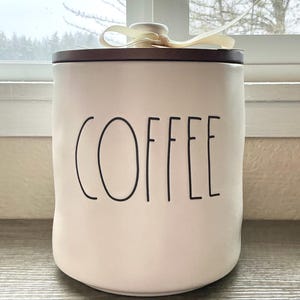 Rae Dunn Coffee Canister - Etsy