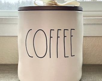 Bote para café Rae Dunn - Recipiente grande de cerámica para café