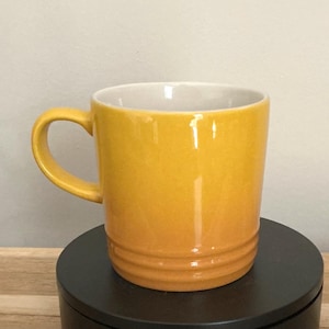 Le Creuset Choix Stoneware 12 Ounce London Style Coffee Mug- Purchase Single Mug, or Make into a Unique Gift Box- Color Nectar