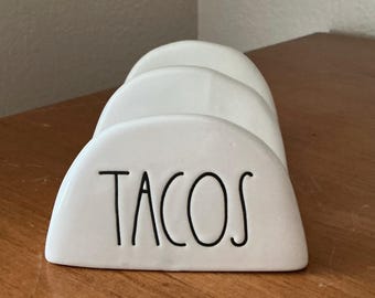 Support à tacos Rae Dunn - Décoration pour tacos en céramique