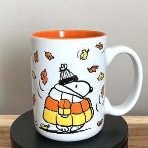 Snoopy Halloween Coffee Mug: Autumn Peanuts Gang Design