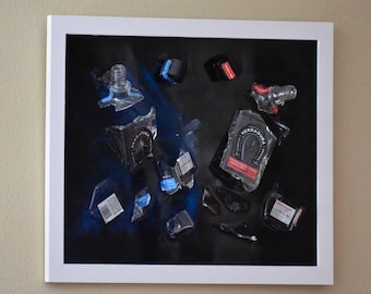 Herradura Tequila smashed bottle Wall Art