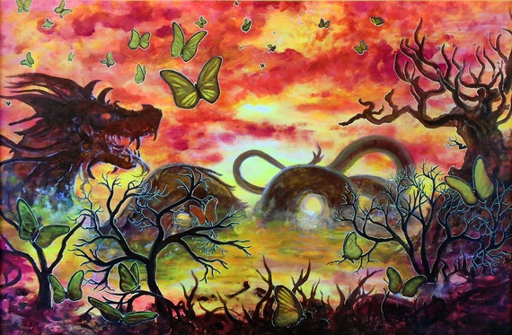 butterflies emperor Limited Signed Print /'The Empire/' by Jessie Edsall