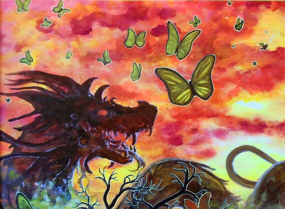 butterflies emperor Limited Signed Print /'The Empire/' by Jessie Edsall