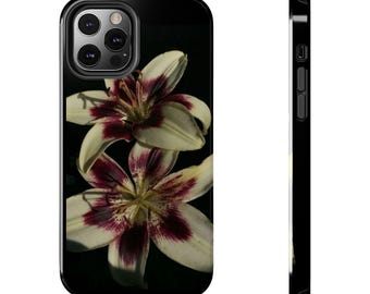 Midnight Lillies iPhone Case