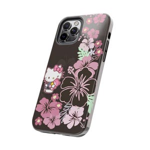 Custodia per iPhone Hello Kitty Hibiscus immagine 3