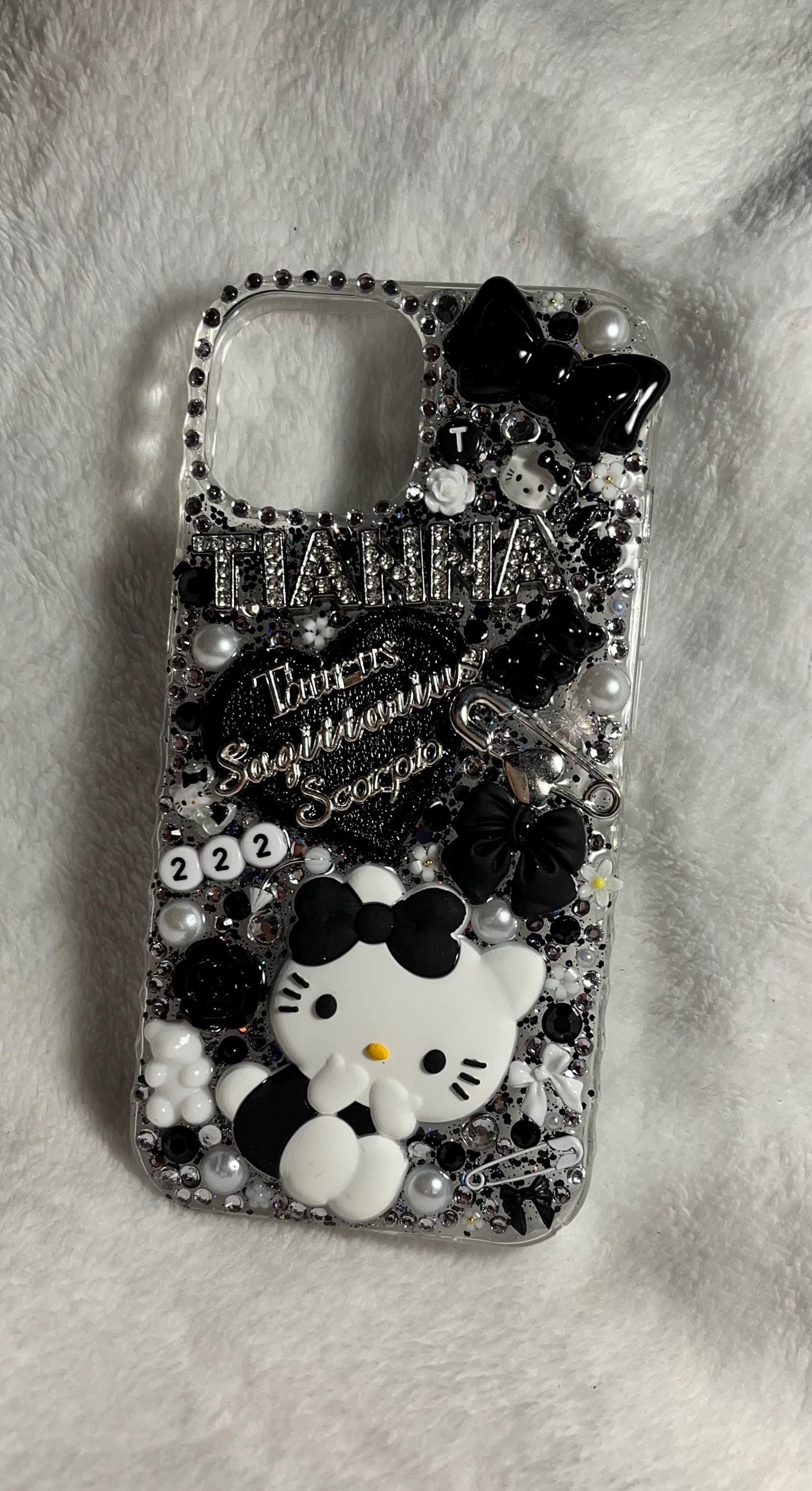 Hello Kitty Junk Case (black/white) - Etsy Hello Kitty Junk Case (black/white) - Etsy