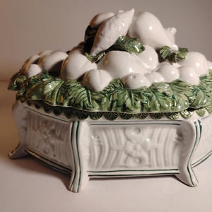 Vintage Italian Fruit Trinket Dish