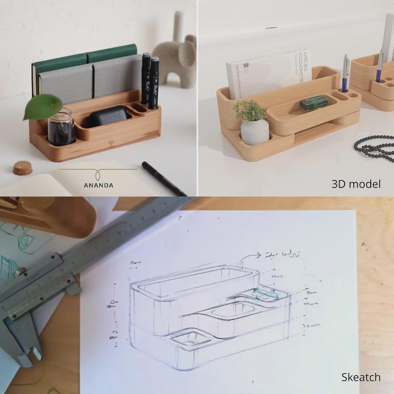 Personalized Wooden Desk Organizer Pen Phone Book Stand Vase Etsy personalized-wooden-desk-organizer-pen-phone-book-stand-vase-etsy