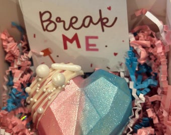 Gender Reveal Breakable Hearts