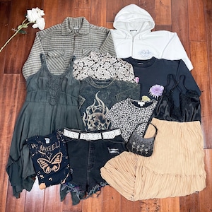 Mystery Piece Style Bundle: Vintage and Thrift Clothing/ Y2K, 90&#39;S, 80&#39;S, Grunge and Cottagecore