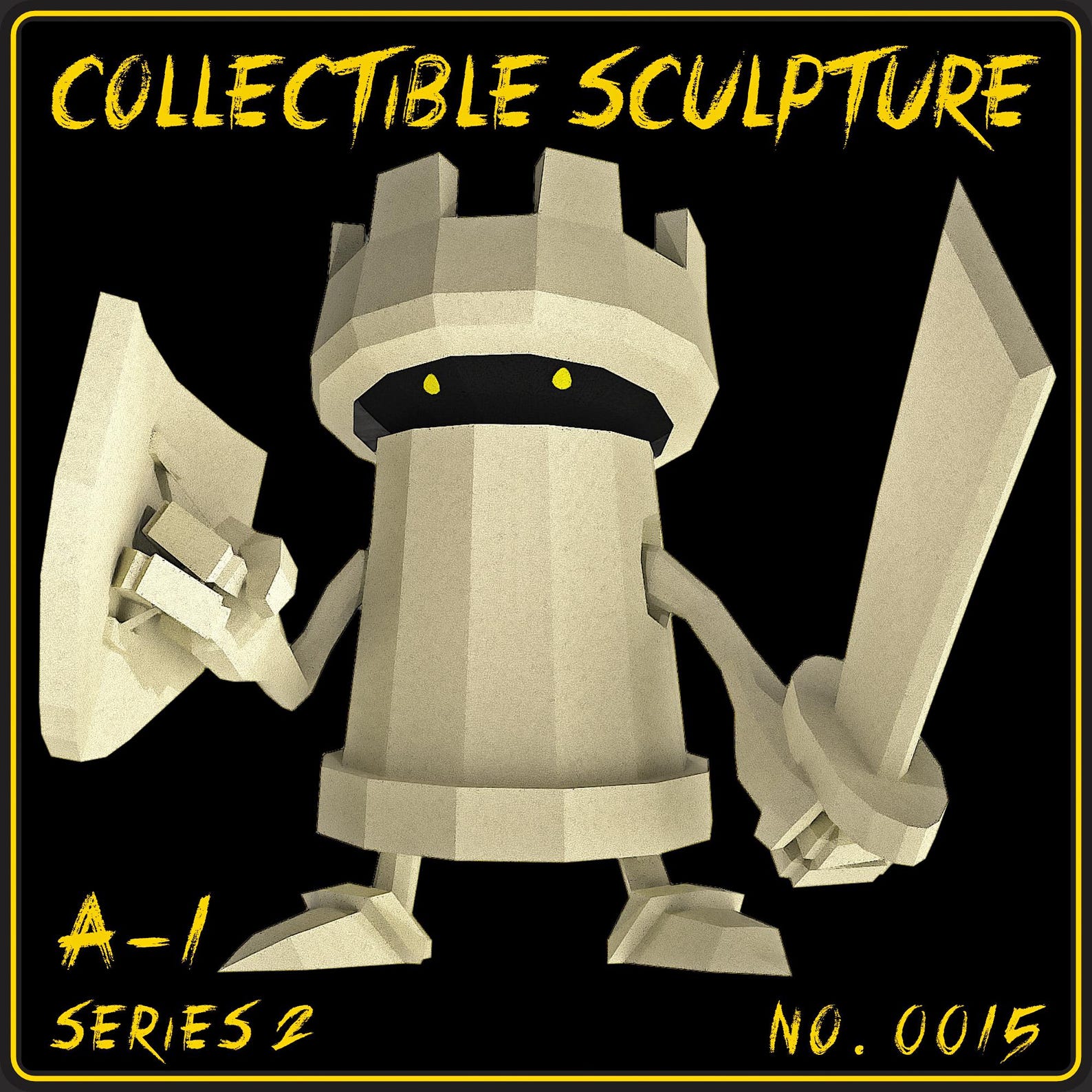 3D Mech Robot Papercraft Template – Gothic Sci Fi Paper Sculpture (PDF ...