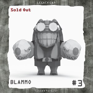 Horror Sculpture Collectible | CREEPAZOIDS #3 – BLAMMO | Series 1 – &quot;Sold Out&quot;
