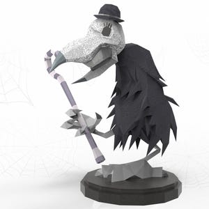 Creepazoids #2 CLOCKY Papercraft 3D Pdf Svg Dxf Sculpture Premium for PROFESSIONALS
