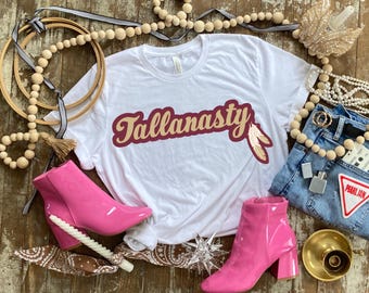 Tallahassee PNG, Seminoles Sublimation Design, College Football Shirt, Print on Demand tshirt design, College tshirt png, Retro Florida PNG