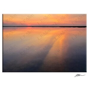 Salt Lake Sunset: Great Salt Lake State Park | Fine Art Utah Photography | Hand-Signed 5x7 Print in 8x10 Mat