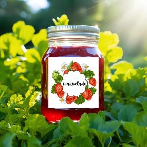 Des étiquettes pour pots de confiture à concevoir soi-même !