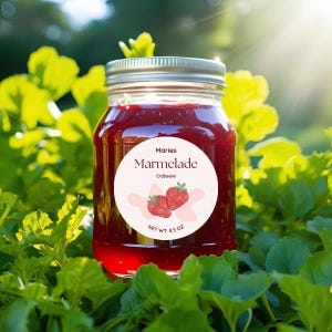 Des étiquettes pour pots de confiture à concevoir soi-même !