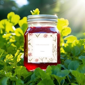 Des étiquettes pour pots de confiture à concevoir soi-même !