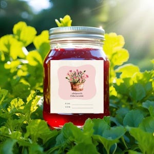 Des étiquettes pour pots de confiture à concevoir soi-même !