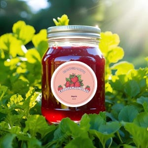 Des étiquettes pour pots de confiture à concevoir soi-même !
