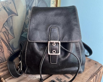 Vintage Coach 9960 Black Leather Backpack Purse, 90s Y2k Mini Backpack, Minimalist Capsule Wardrobe Soft Leather Small Bag, Preppy - Etsy Vintage Coach 9960 Black Leather Backpack Purse, 90s Y2k Mini Backpack, Minimalist Capsule Wardrobe Soft Leather Small Bag, Preppy - Etsy