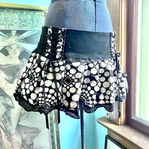 Tripp NYC Black and White Mini Skirt