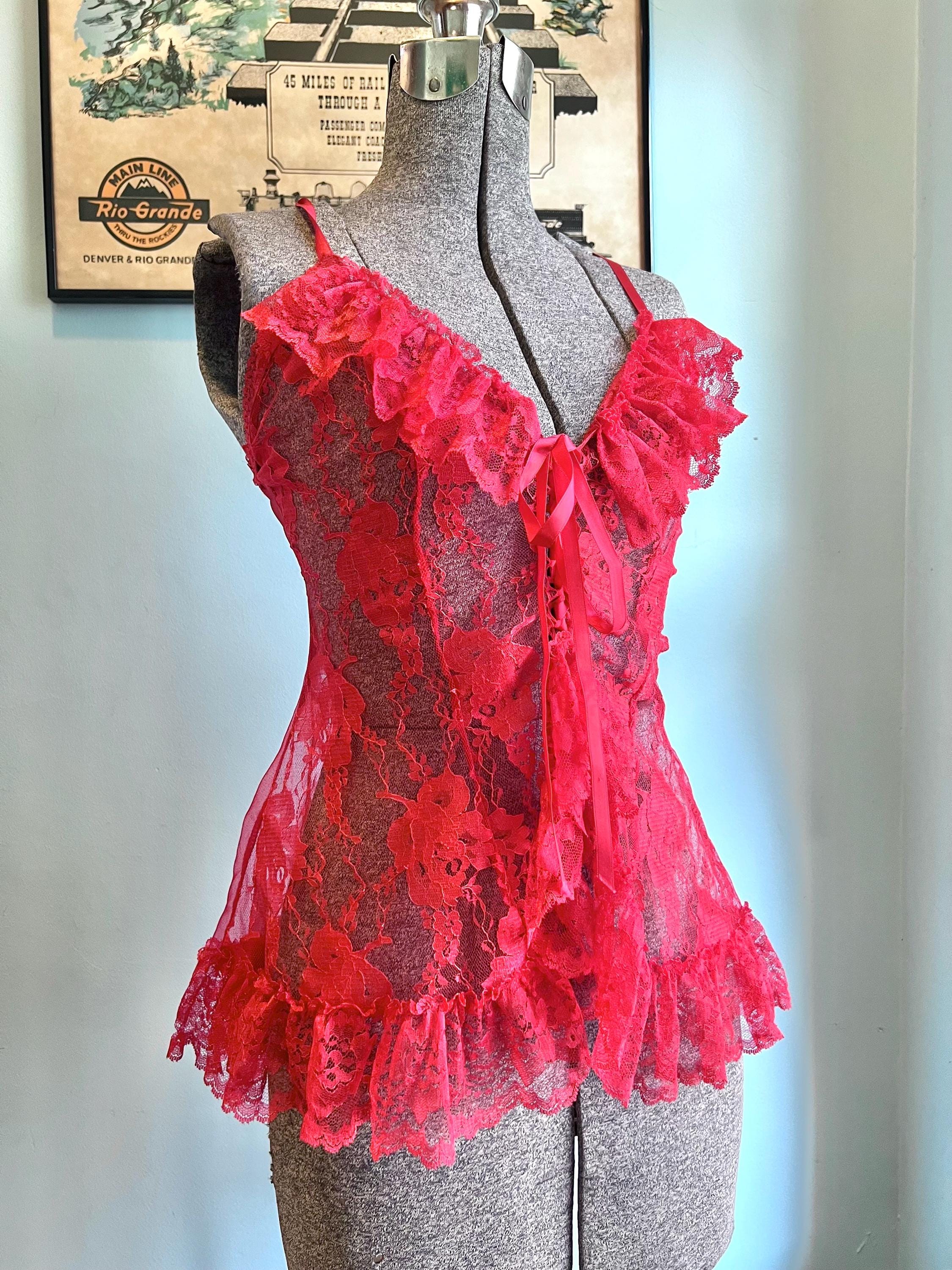 Red Babydoll Dress - Etsy Red Babydoll Dress - Etsy