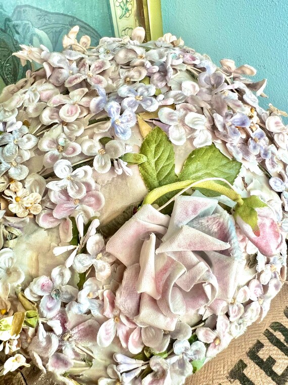 40s 50s Floral Capulet Hat - image 10