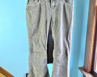 Y2K Green Couderoy Pants