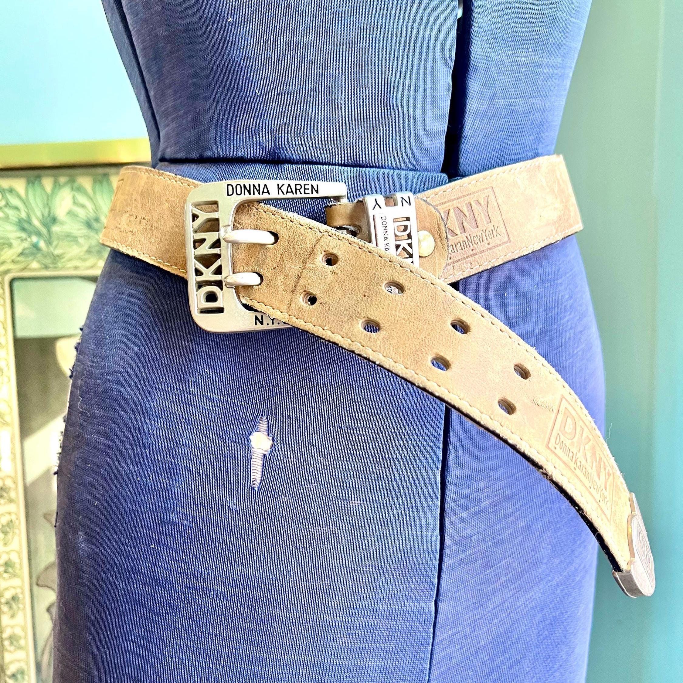 DKNY Denim Belt DKNY vintage jeans with denim belt womens Sz 6 Y2k... | Depop main image 2