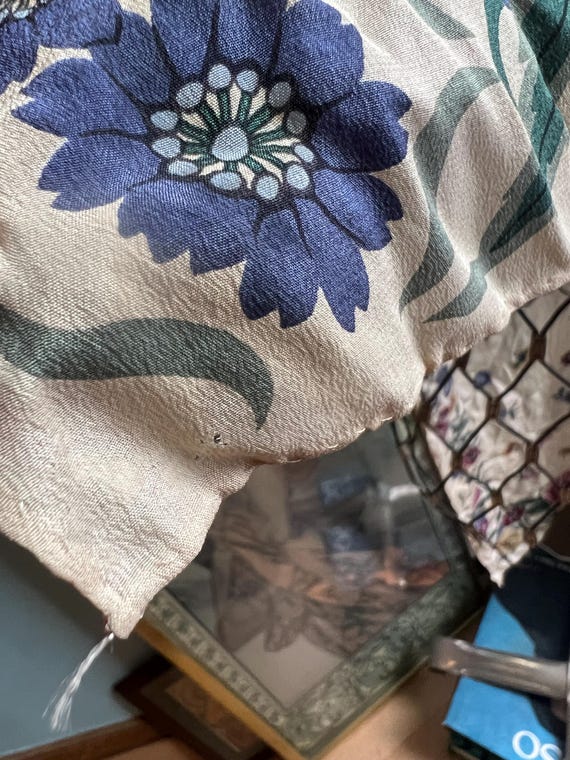 Albert Nippon Rectangular Silk Scarf - image 7